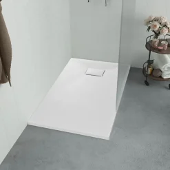 Bac de douche SMC Blanc 90 x 80 cm vidaXL