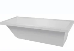 Baignoire à encastrer Calos 2.0 (avec pieds inclus) - Dimensions: 170 x 75 x 58 - 200 litres