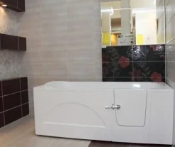 Baignoire à porte EULALIE - 140cm