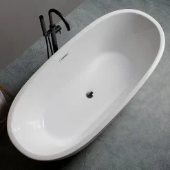 Baignoire Acrylique Autoportante Cassiopea Blanc