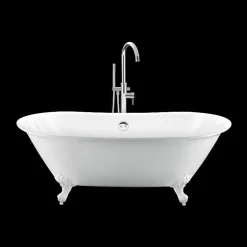 Baignoire ancienne retro sur pieds SURRY HILLS Blanche 165 cm Pieds d'Aigle Blancs