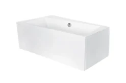 Baignoire angle droit ZIANIGI avec tablier - 150cm
