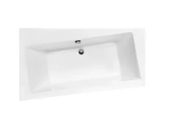 Baignoire angle gauche ZIANIGI avec tablier - 170cm
