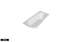 Baignoire Asymétrique sans Tablier - 170 x 75 cm - AVITA SANS TABLIER - DROITE - 1 REPOSE-TÊTE OFFERT