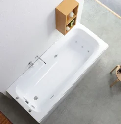 Baignoire Avec Hydromassage En Acrylique Ester L.170Xp.70Xh.58Cm
