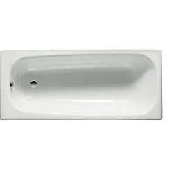 Baignoire avec pieds CONTESA 170x70cm non percée en acier blanc - ROCA - A235890000