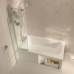 Baignoire bain douche JACOB DELAFON Malice, version gauche Blanc brillant 170 x 90