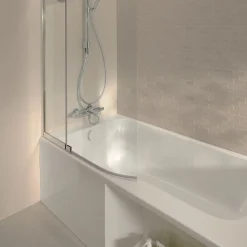 Baignoire bain douche JACOB DELAFON Malice, version gauche Blanc brillant 170 x 90
