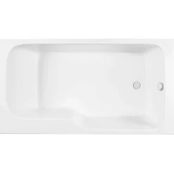 Baignoire bain douche JACOB DELAFON Malice 160 x 85 cm version Droite, Blanc mat