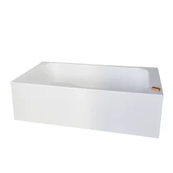 Baignoire bain douche JACOB DELAFON Malice antidérapante + tablier angle 170 x 90 droite