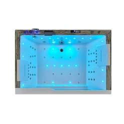 Baignoire balneo AQUAVISTA DUO 2 places ARCHIPEL 180x120