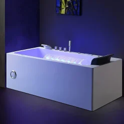 Baignoire balneo HAMILTON 170 1 place ARCHIPEL 170x75 - GAUCHE