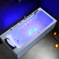 Baignoire balneo HAMILTON 160 1 place ARCHIPEL 160x75 - DROITE