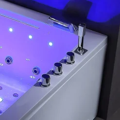 Baignoire balneo LORD DUO BLANC 2 places ARCHIPEL 185X120 - DROITE