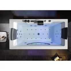 Baignoire balneo RIVIERA CONCEPT 1 place ARCHIPEL 180x90