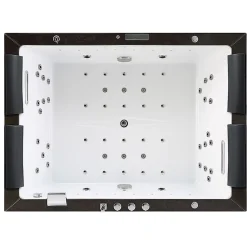 Baignoire balneo Thérapeutique ALTESS DUO BLACK 2 à 4 places ARCHIPEL - 190x140