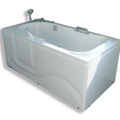 Baignoire balnéo avec porte à gauche 153 x 76 cm Oleander