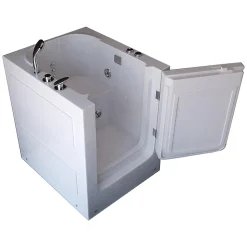 Baignoire Balnèo avec porte pour seniors 93 x 83 x h100 cm Lavander