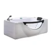 Baignoire Balnèo blanc 180 X 96 cm avec verre frontal 9 jets Jasmine
