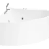 Baignoire balnéo d'angle AGYNESS - 263L - 135x135x57 cm