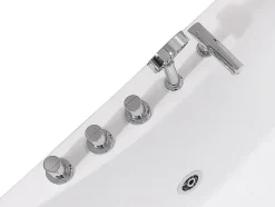 Baignoire balnéo d'angle AGYNESS - 263L - 135x135x57 cm