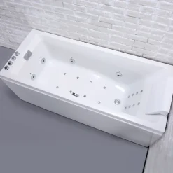 Baignoire balnéo droite Tenzo Wave 170x70 cm, by Spalina