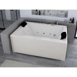 Baignoire balnéo Elle&Lui 40 jets Whirlpool