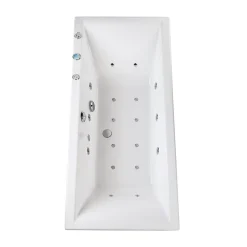 Baignoire balnéo Embleme duo 180 x 80 cm sans tablier Valentin
