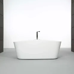 Baignoire balnéo îlot Tao Bulle 170x80 cm, blanc, By Spalina