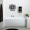 Baignoire Balnéo Rectangulaire En Acrylique Blanc Ester