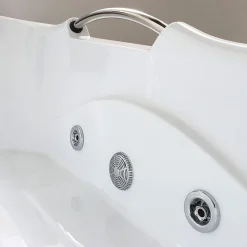 Baignoire Balnéo Rectangulaire Avec Panneau Latéral Diletta À Gauche