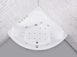 Baignoire balnéo Selonia 140 x 140 cm