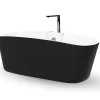 Baignoire Balnéo Tao black Bulle 170x80x65cm, by SPALINA