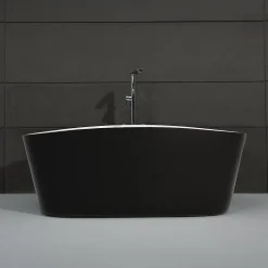 Baignoire Balnéo Tao black Bulle 170x80x65cm, by SPALINA