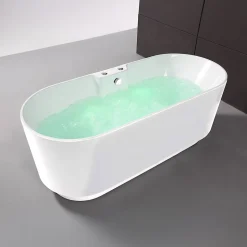 Baignoire Balnéo Ukio white Bulle 175x75x65cm, by SPALINA
