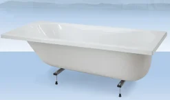 Baignoire CALYPSO (pieds inclus) - Dimensions : 170 x 75 cm - Couleur BLANC