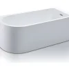 Baignoire d'angle - 240L - 170 x 75 x 58 cm - Blanche - Angle droit - ANIKA