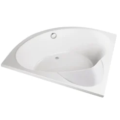 Baignoire d'angle 140 x 140 cm Aiguebelle sans tablier Valentin