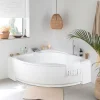 Baignoire d'angle 140 x 140 cm Giverny sans tablier Valentin