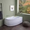 Baignoire D'angle Droite Ambra Avec Hydromassage