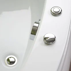 Baignoire D'angle Droite Ambra Avec Hydromassage