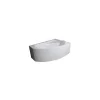 Baignoire d'angle droite RIMA avec tablier - 130cm