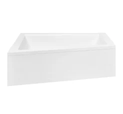 Baignoire d'angle GAUCHE INTIMA AVEC TABLIER - 160cm