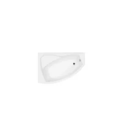 Baignoire d'angle gauche RIMA avec tablier - 140cm