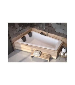 Baignoire d'angle Gauche ULTIMA DUO ultra-slim - 170cm