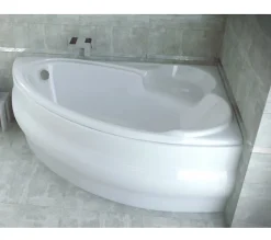 Baignoire d'angle NOVA Droite avec tablier - 170cm