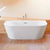Baignoire design semi-îlot ovale TORINO MURO blanche 170 cm