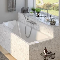 Baignoire droite 180 x 75 cm blanc brillant Jacob Delafon