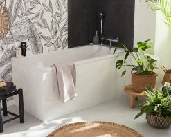 Baignoire droite 160 x 70 cm blanc mat Jacob Delafon