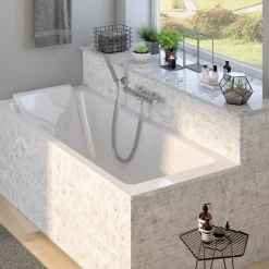Baignoire droite 160 x 70 cm blanc brillant Jacob Delafon